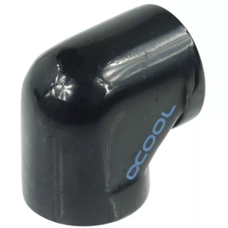 Alphacool HF L formos jungtis G1/4 vidinis sriegis į G1/4 vidinį sriegį - giliai juoda (17042)