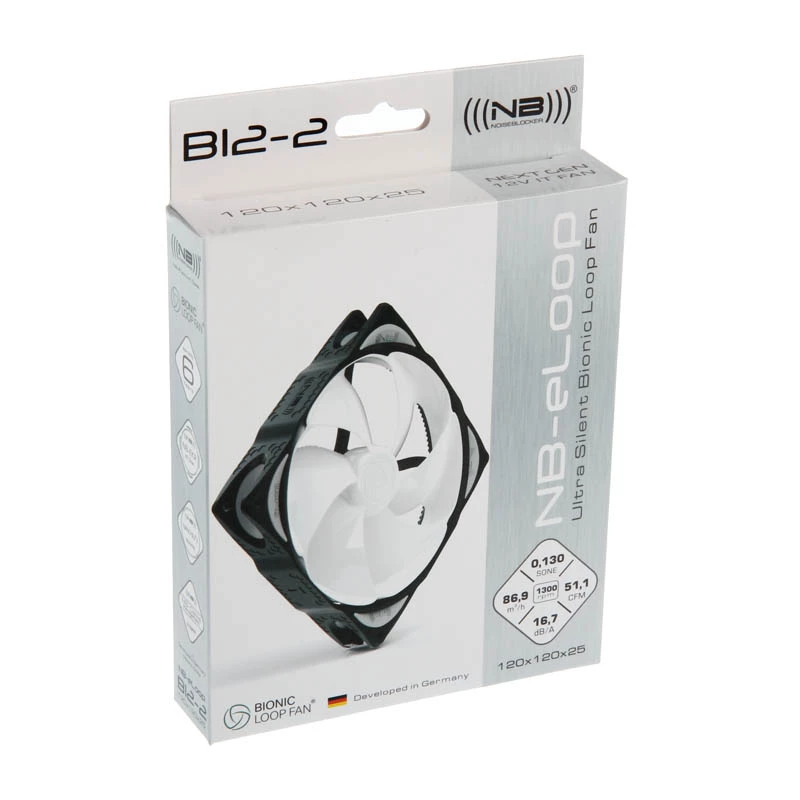 Ventiliatorius korpusui NOISEBLOCKER eLoop B12-2 120mm