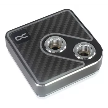 Vandens blokas CPU Alphacool Core 1 Aurora Carbon Brass Copper Nickel Black 72mm