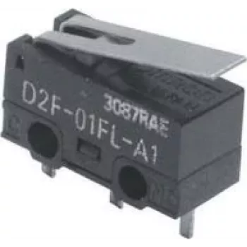 Omron D2F-01L2 mikro jungiklis 30 V/DC 0,1 A 1 x on/(on) 1 vnt. Maišelis