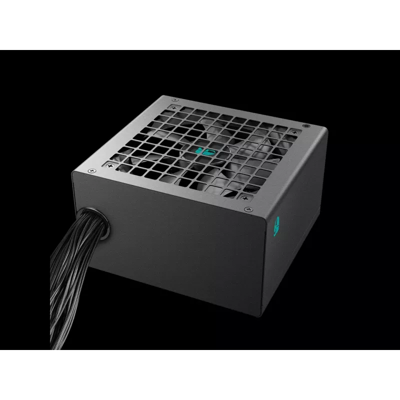 ATX maitinimo blokas DeepCool PF600X 600W 80 PLUS Bronze, 600 W, 12 cm ventiliatorius, ATX 2.52, 24 kontaktų, 2×(6+2) PCIe, 8×SATA