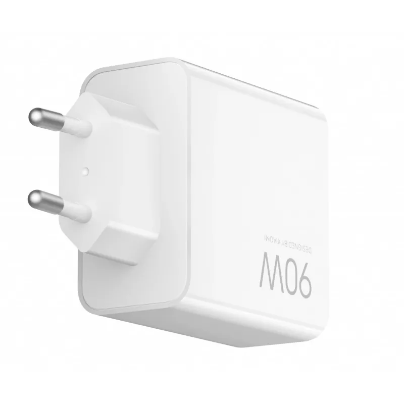 Maitinimo adapteris Xiaomi 90W HyperCharge 3-Port EU – 90W USB įkroviklis su trimis išvesties prievadais (EU kištukas)