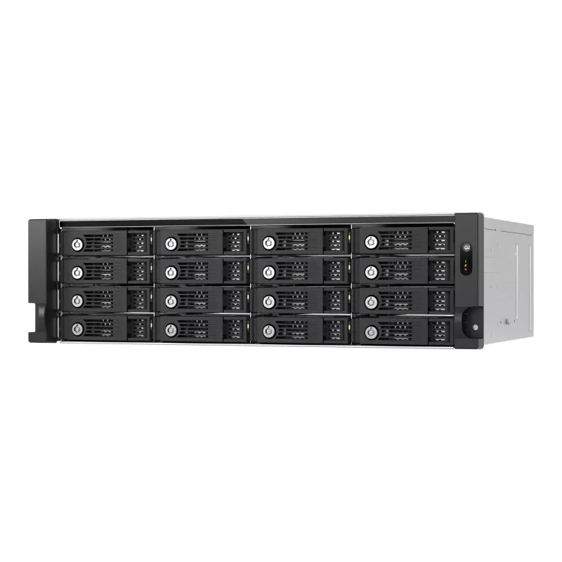 QNAP - TL-R1600PES-RP - Festplatten-Array - 16 Schächte (SATA-600 / SAS-3) SAS 12Gb/s (extern) Rack einbaufähig 2U
