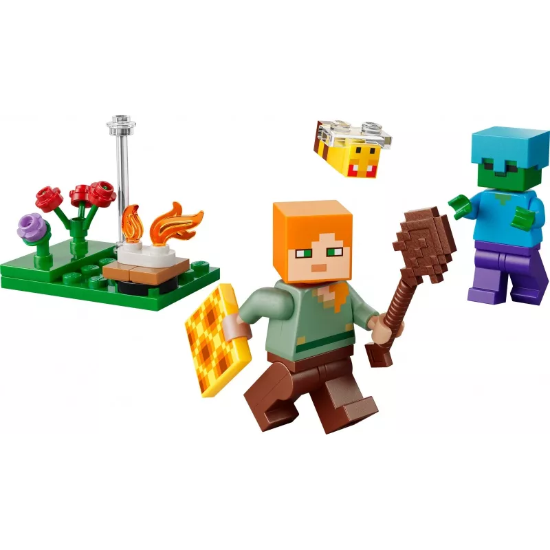 Bricks Minecraft 30732 Alekso stovyklavietės konfliktas