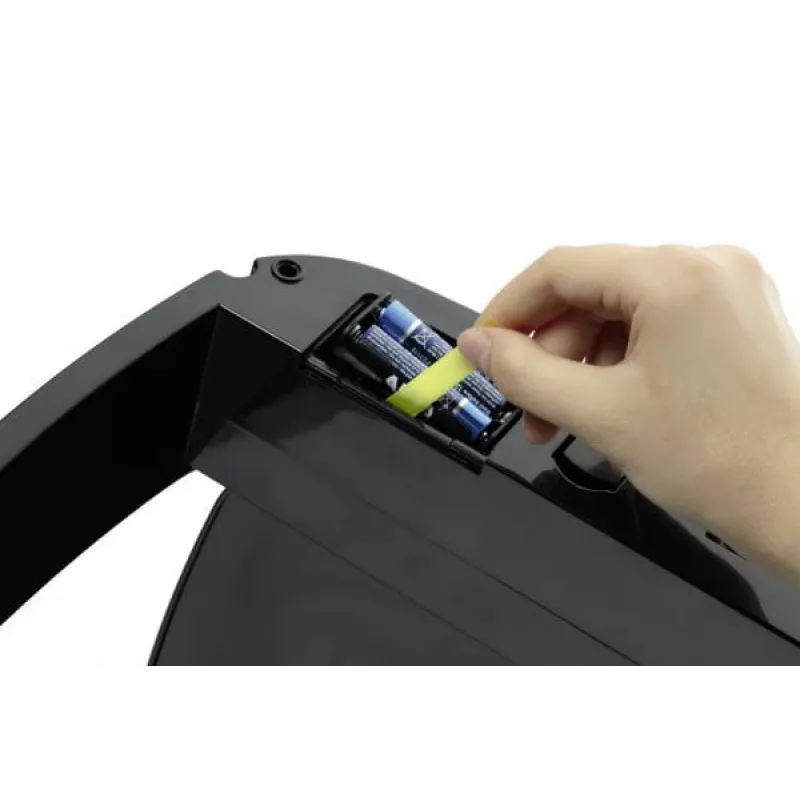 Stačiakampė šiukšliadėžė Durable NO TOUCH 35L nerūdijančio plieno juoda sidabrinė