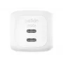 Sieninis įkroviklis Belkin WCH019KQWH 50W Dual USB-C PD PPS