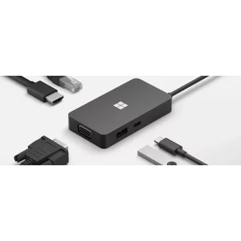 Dokavimo stotelė Microsoft 1E4-00002 Juoda