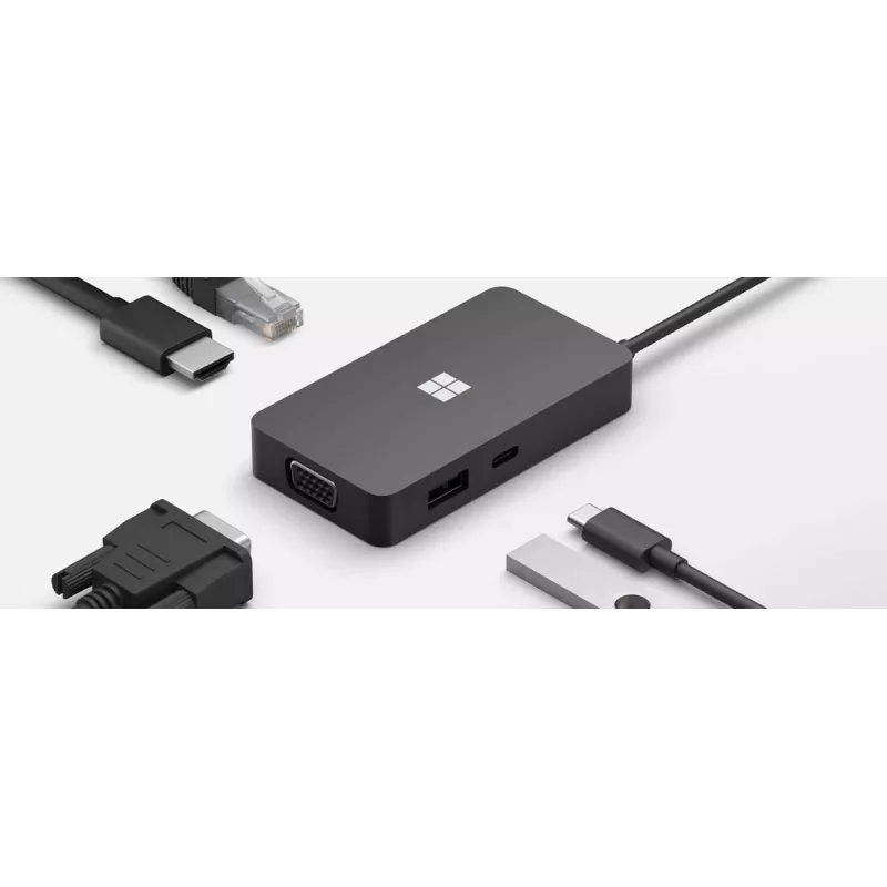 Dokavimo stotelė Microsoft 1E4-00002 Juoda