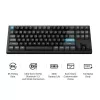 Mechaninė klaviatūra Keychron Q3 Ultra 8K — 80 % QWERTY, laidinis ir belaidis, RGB, juoda