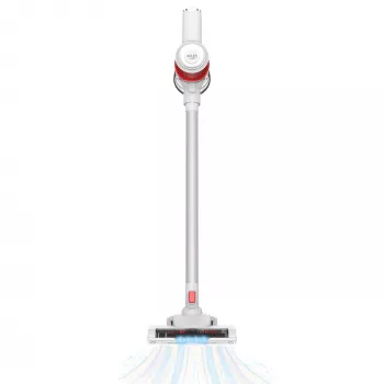 Belaidis dulkių siurblys Adler AD 7051 — 300 W, 22,2 V, 0,6 L, nerūdijančio plieno vamzdis, EPA F8, LED šviesa, baltas/raudonas