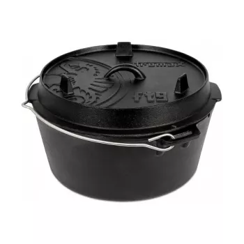 Petromax FT9-T troškinimo puodas 7,5 l juodas