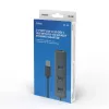 SAVIO USB-A stotelė su RJ-45 Gigabit Ethernet AK-57 — 3× USB-A + RJ-45, USB 3.2 Gen 1 Micro‑B pagrindinis, 5 Gbit/s, 4 prievadai, pilka