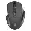 Belaidė optinė pelė DEFENDER Datum MB-345 RF, dešinei rankai, 1600 DPI, 3 mygtukai, USB RF imtuvas, juoda