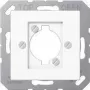 JUNG A 568 BF WW - Baltas - Termoplastas - Matinis - Įprastas - JUNG - XLR (A568BFWW)