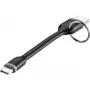 Renkforce RF-3425172 USB Laidas 0,1 m USB 2.0 USB A USB C Juodas (RF-3425172)