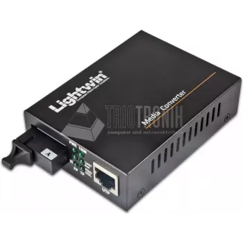 Lightwin Fast Ethernet WDM keitiklis 100Base-LX, vienmodis, 20KM (LWC-10/100-SF-S20-A)