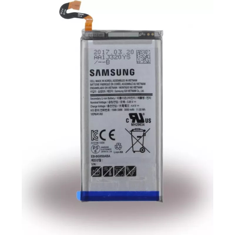 Samsung EB-BG950ABA baterija, skirta Galaxy S8, 3000 mAh