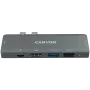 Canyon DS-5 USB 2.0 Type-C pilkos spalvos SD kortelių skaitytuvas 60 Hz