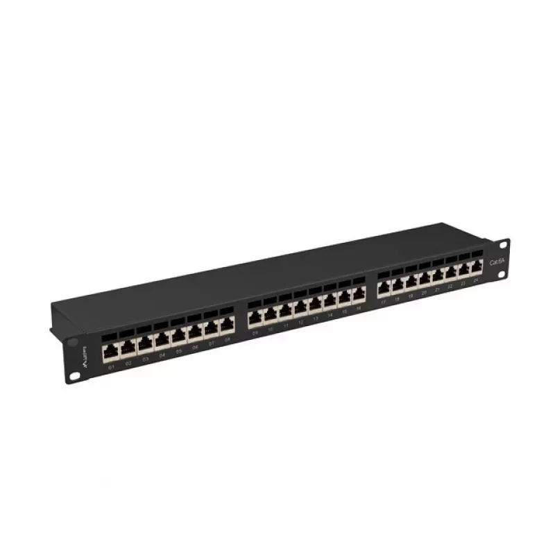 Patch panel 1U Lanberg PPSA-1024-B