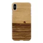 Dėklas iš natūralios medienos „man and wood“ iPhone XS Max – terra white