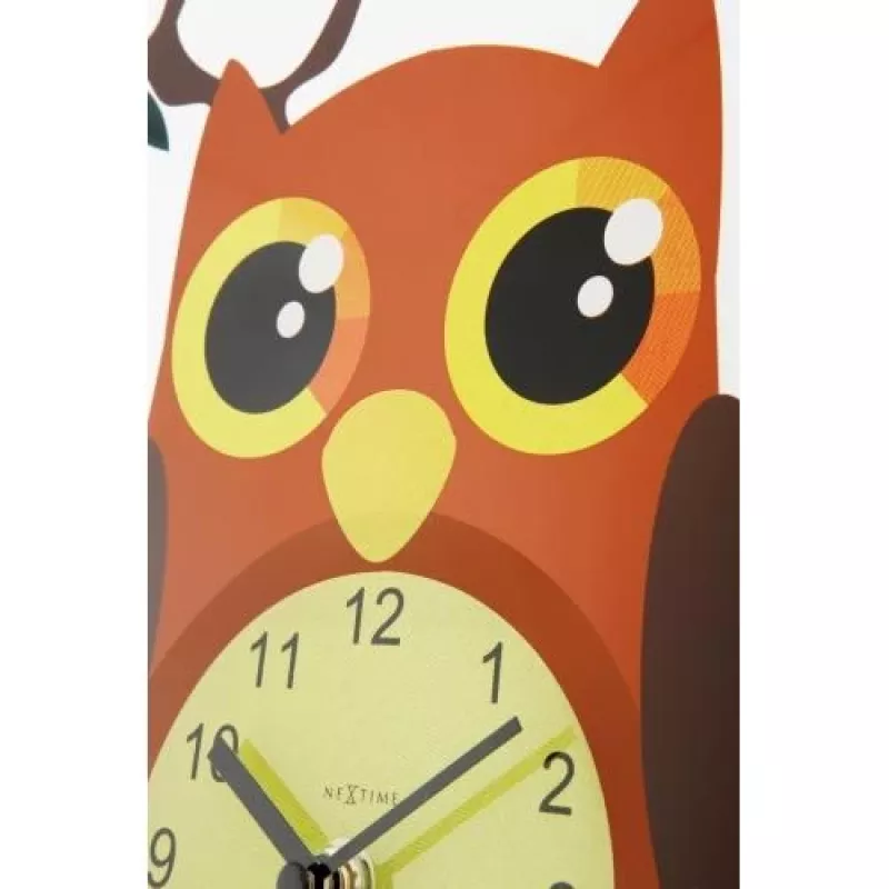 NeXtime klok 8169 Oohoo sieninis laikrodis, 43 cm, įvairiaspalvis