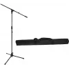 Mikrofono stovas Omnitronic MS-2 su strėle, juodas