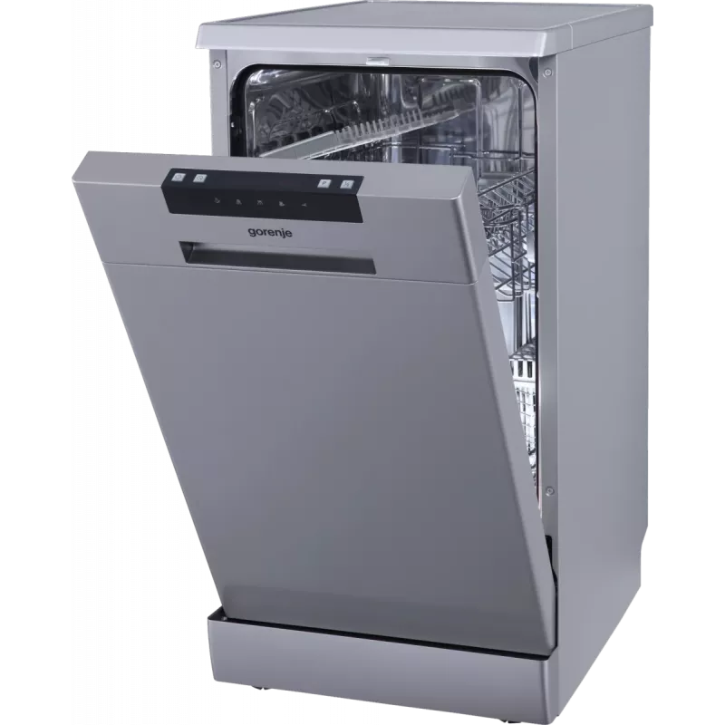Gorenje GS522E10S indaplovė, E, laisvai pastatoma, plotis 45 cm, 10 komplektų, pilka
