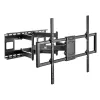 Maclean MC-482 TV laikiklis sieninis 60-120 colių plokščiiems ir lenktiems TV, iki 120 kg, VESA 900x600, pasukamas, pakreipiamas ir sukamas