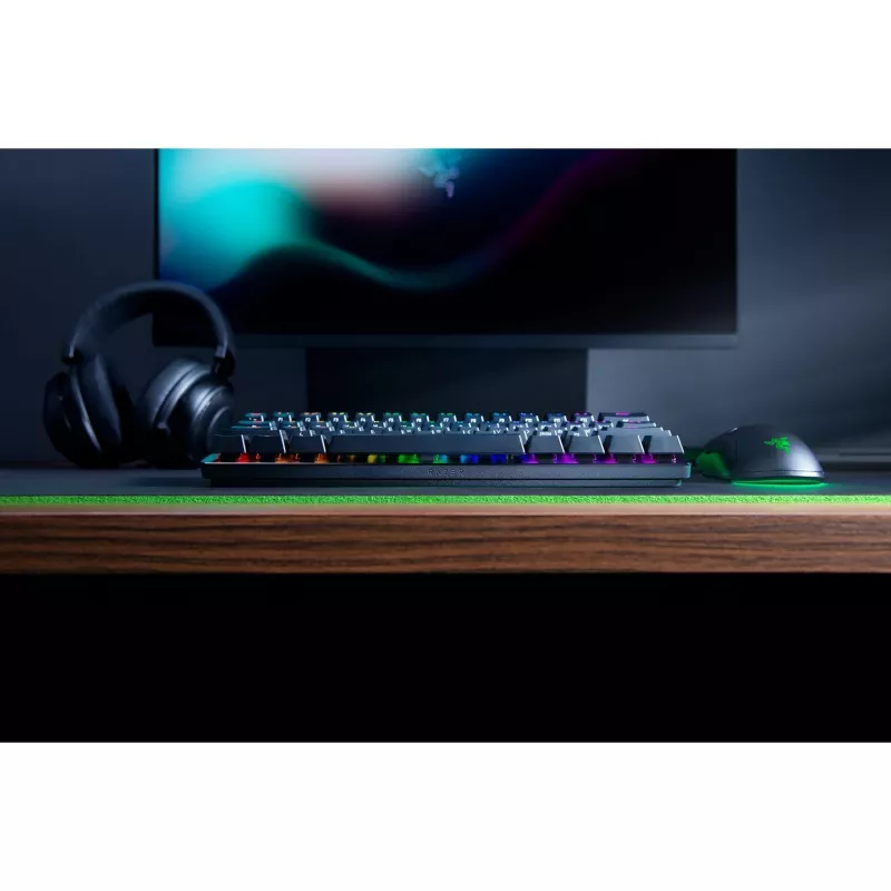 Razer Huntsman Mini, žaidimų klaviatūra juoda, DE išdėstymas, Razer Linear Optical (Red)
