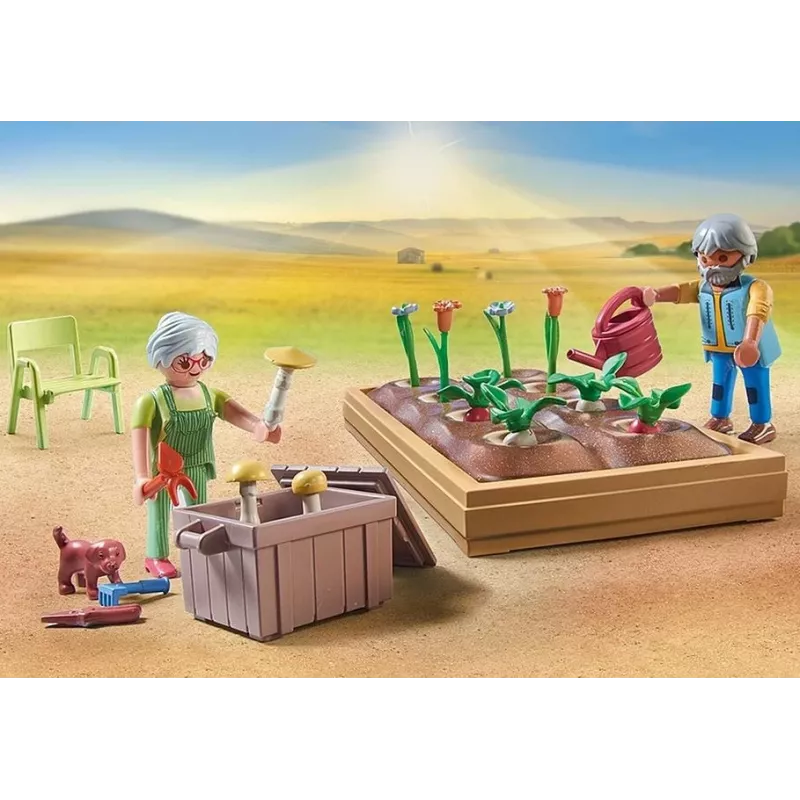 Playmobil 71443 Country: Daržovių sodas su seneliais
