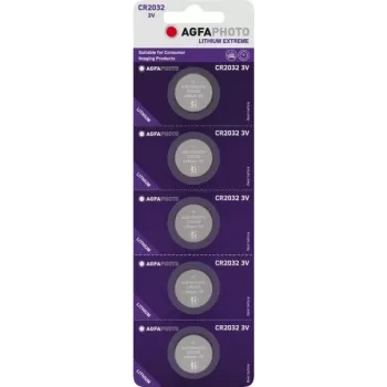 AgfaPhoto CR 2032 ličio baterija 3 V 5 vnt. (150-803203)