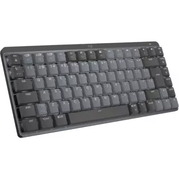LOGITECH MX Mini Mechanical, belaidė klaviatūra, Tenkeyless 80-87%, RF belaidis + Bluetooth, mechaniniai jungikliai