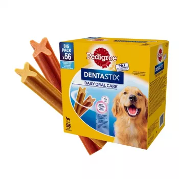 Šunų dantų gydomieji kramtukai Pedigree Denta Stix 2,16 kg – suaugusiems, jautiena ir vištiena, Maxi/didelėms veislėms