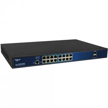 ALLNET ALL-SG8618PM 18 prievadų Gigabit PoE jungiklis (16 PoE + 2 uplink)