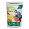 Šlapias kačių ėdalas animal Island Everyday — Veršiena ir Paukštiena su Kepenėlėmis, 4 x 85 g paketėliai, 9,5% baltymų, 83% drėgmės