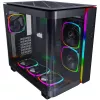 Montech KING 95 PRO Midi-Tower, grūdintas stiklas, ARGB - juoda
