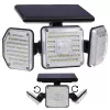 Maclean IP65 saulės LED lempa su judesio ir prieblandos jutikliais 4W 320lm 4000K Li-ion 1200 mAh 3 darbo režimai prožektorius saugumui sodui įėjimui