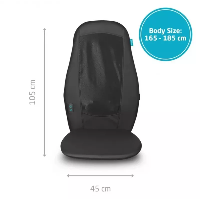 Ecomed MC-15E masažinis kilimėlis Juodas 24 W