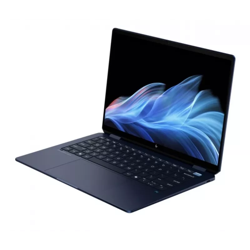 HP OmniBook Ultra Flip x360 2-in-1 nešiojamas kompiuteris, 14 colių 3K OLED, Intel Core Ultra 7, 32GB RAM, 1TB SSD, atmosferinis mėlynas