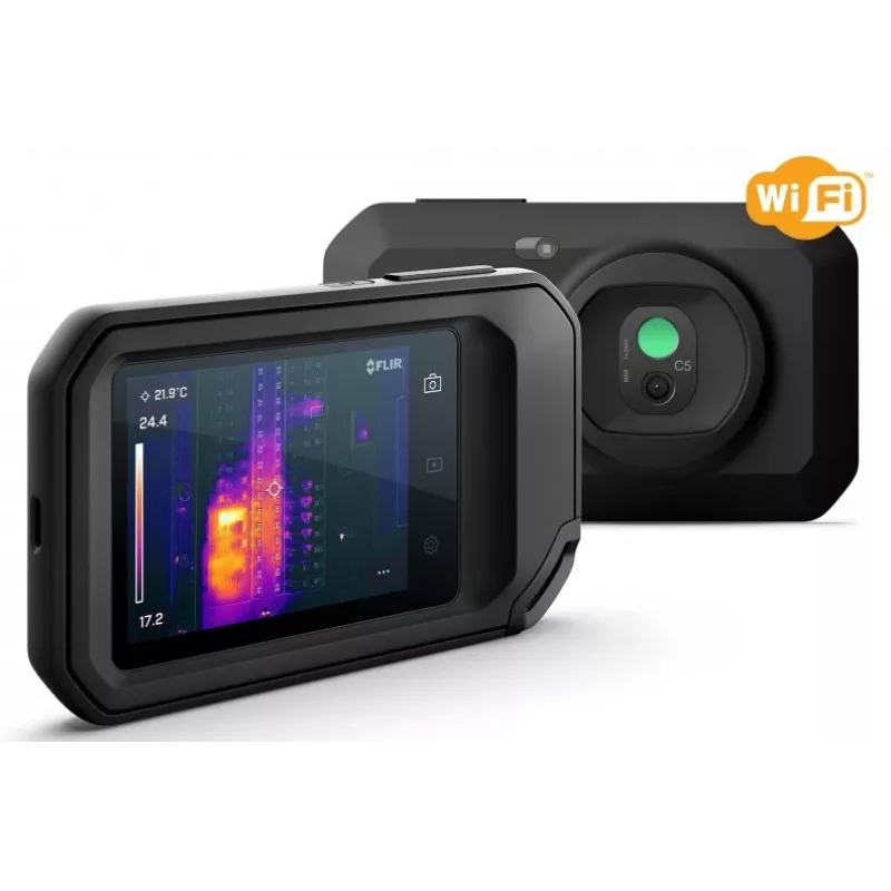 Termovizijos kamera FLIR C-5 juoda su įmontuotu ekranu 160x120 pikselių
