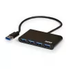 USB šakotuvas Port Designs 900121 USB 3.2 Gen 1 Type-A 5000 Mbit/s juodas