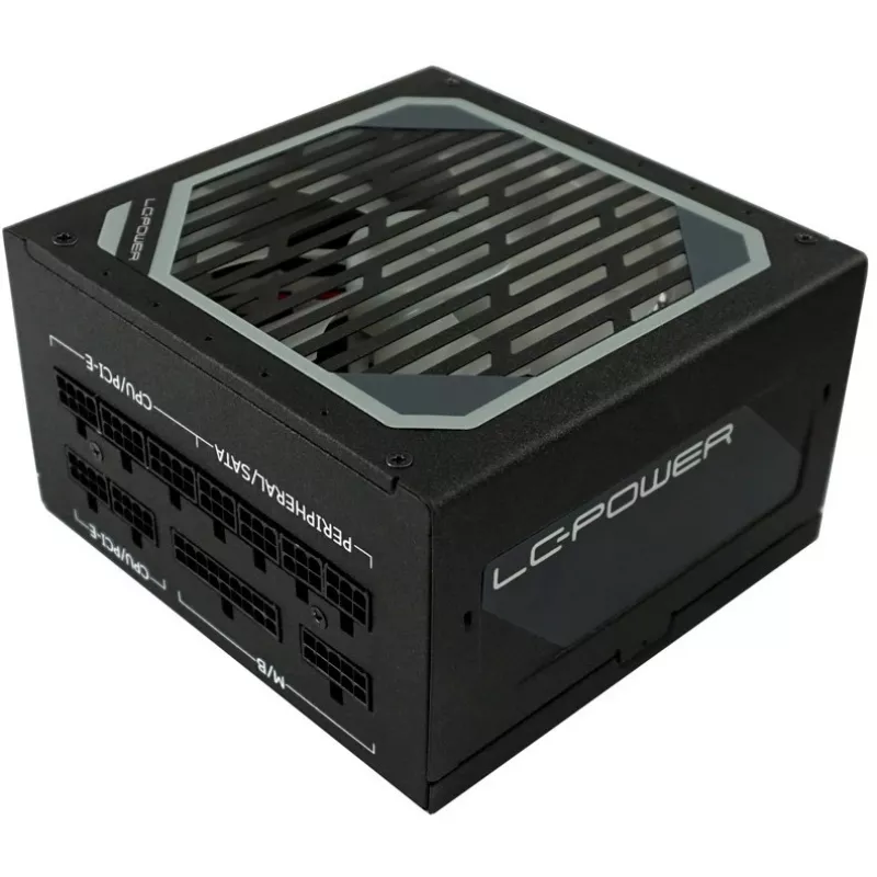 LC Power Super Silent Modular Series LC6550M V2,31 - Maitinimo blokas (vidinis) - ATX12V 2,3 - EPS12V - 80 PLUS Gold - AC 110-240 V - 550 W - aktyvus PFC - Hammered Black