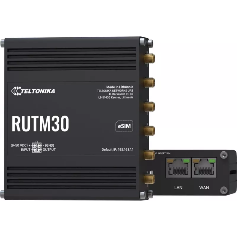 5G maršrutizatorius TELTONIKA RUTM30 – mobilus ir stacionarus su Wi‑Fi