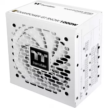 Maitinimo blokas THERMALTAKE Toughpower GT Snow 1000W ATX 24-pin, 80 PLUS Gold, baltas, 120mm ventiliatorius