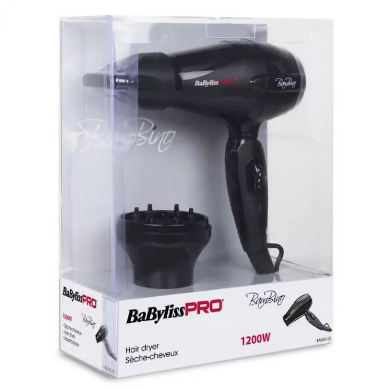 Plaukų džiovintuvas BaByliss PRO BamBino BAB5510E kelioninis kompaktiškas lengvas