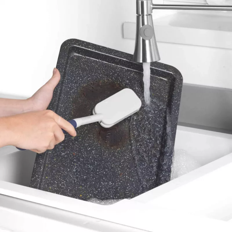 Indų šepetėlis Beldray LA032814FEU7 Deep Clean Rubber, guminiai šereliai, ergonomiška rankena