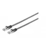 Microconnect V-UTP6A03S-FLAT plokščias tinklo kabelis 3 m Cat6a juodas