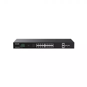 Switch TENDA TEG1120P-16-150W PoE+ Gigabit 16x 1Gb/s, 135W PoE biudžetas