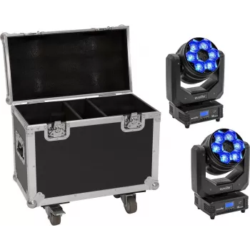 LED prožektorių rinkinys EUROLITE TMH-H240 2x su spindulio, užpildymo ir gėlių efektais