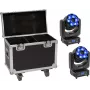 LED prožektorių rinkinys EUROLITE TMH-H240 2x su spindulio, užpildymo ir gėlių efektais